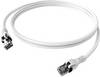 Cordon EasyLan DualBoot PushPull IP20, Cat.6A (Classe EA), S/FTP, blanc, 10 m