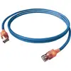 Easylan CS1OBADAD0030 RJ45 Câble réseau, câble patch CAT 6a S/FTP 3.00 m bleu blindage double, sans halogène, ignifuge 1 pc(s)