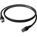 Easylan CP1KSBSBS0075 RJ45 Câble réseau, câble patch CAT 6a S/FTP 7.5 m noir blindage double, sans halogène, ignifuge 1