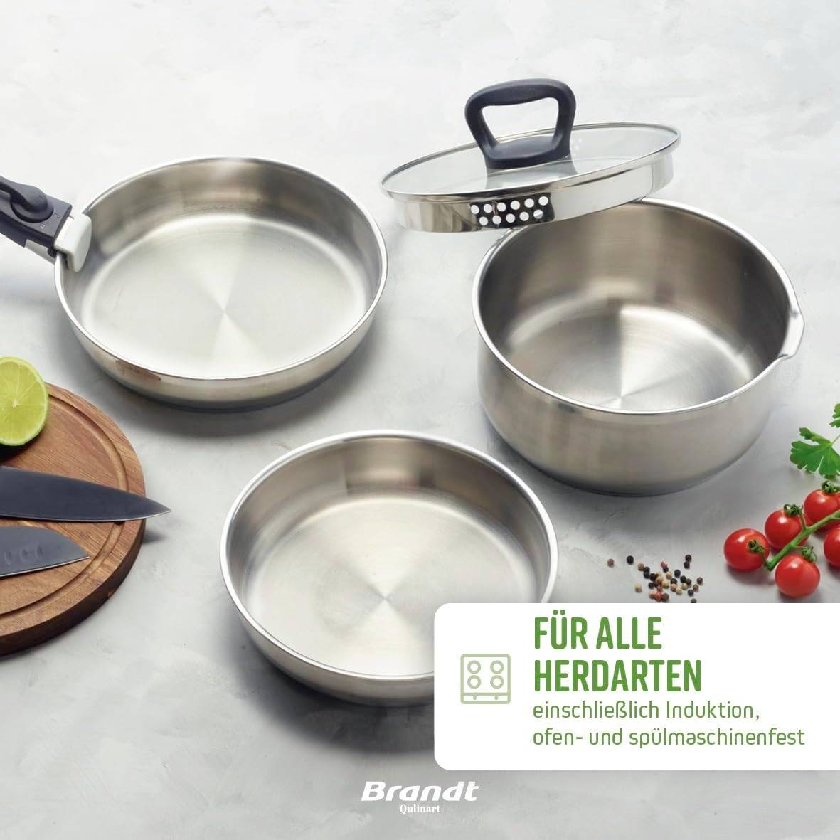 Qulinart by Brandt 194-002 Set de poêles 3 pièces-4