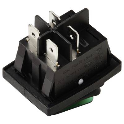 TRU COMPONENTS TC-13599532 Interrupteur à bascule 250 V/AC 16 A 2 x Off/On IP65 (façade avant) à accrochage 1 pc(s)-2