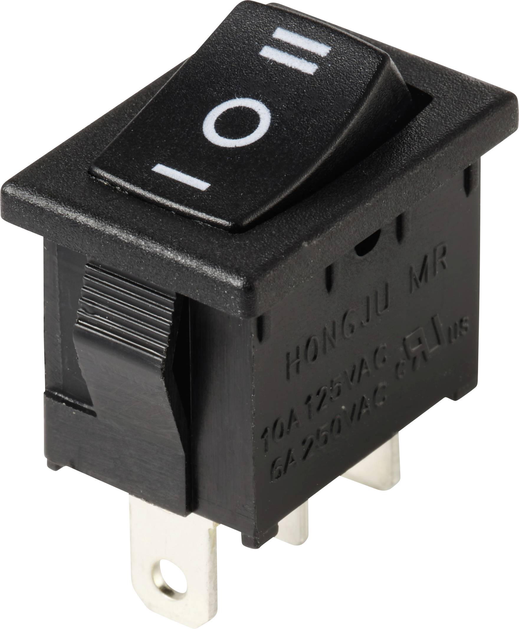 TRU COMPONENTS TC-13599544 Interrupteur à bascule 250 V/AC 6 A 1 x On/Off/On permanent/0/permanent 1 pc(s)-0