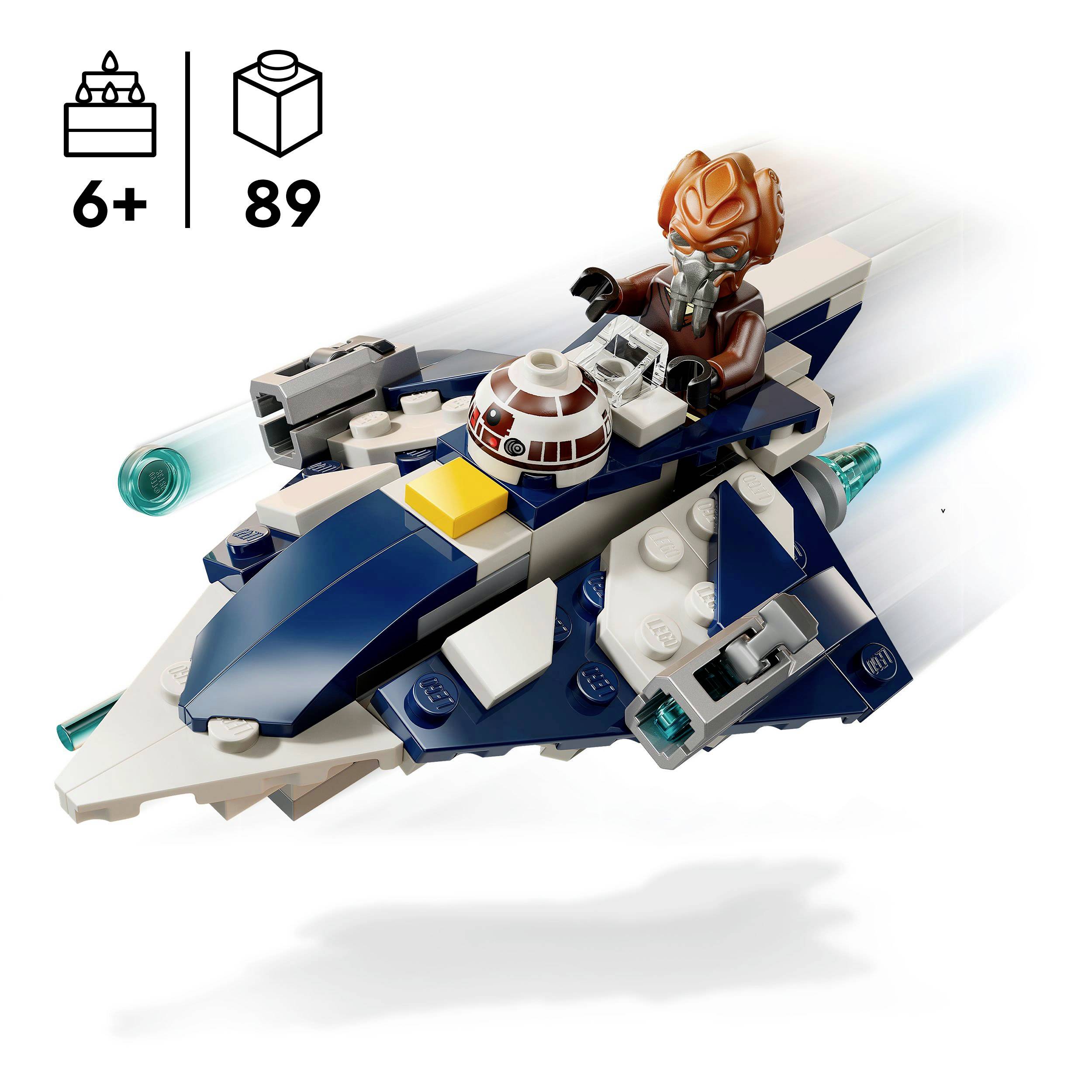 Un set de vaisseau spatial LEGO avec une figurine alien. Convient aux enfants à partir de 6 ans, composé de 89 pièces.