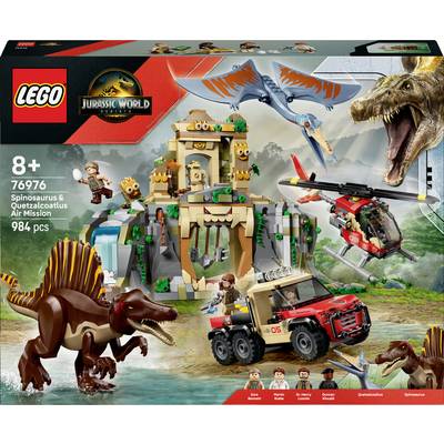 76976 LEGO® JURASSIC WORLD™ Spinosaurier & Quetzalcoatlus : utilisation en hélicoptère-0