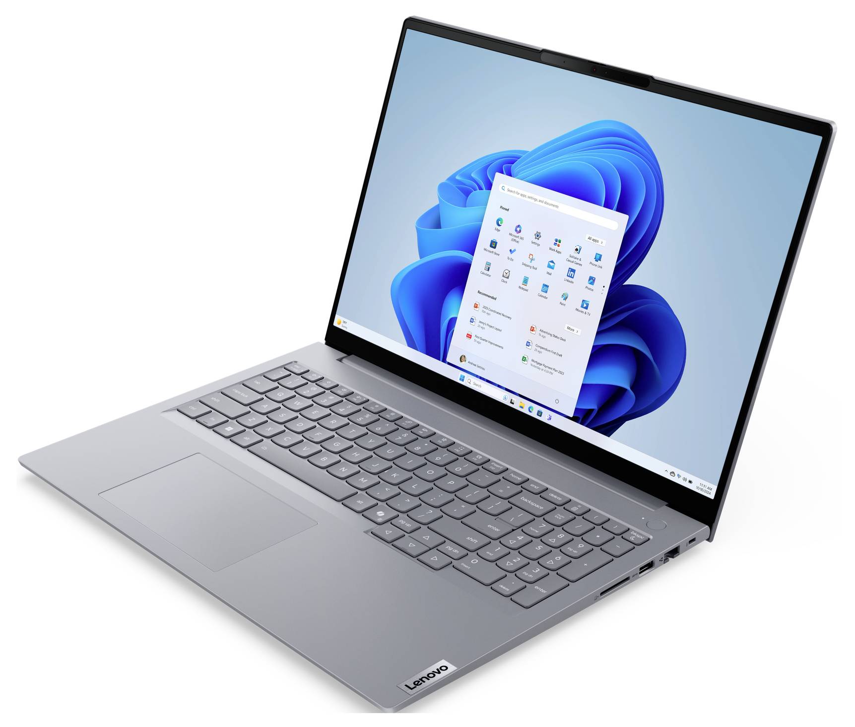 Lenovo Notebook ThinkBook 16 G8 40.6 cm (16 pouces) WUXGA Intel® Core™ Ultra 7 (Series 2) 255H 32 GB RAM 1 TB SSD allema-3