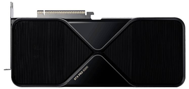 PNY Carte graphique Nvidia RTX PRO 6000 Blackwell 96 GB GDDR7-VRAM PCIe x16 DisplayPort volcan-8