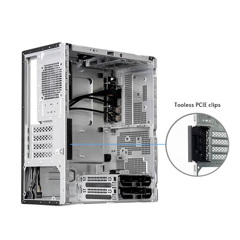 Tour midi Chieftec Chieftec Geh MINI UNI BS-20B-OP (B) Boîtier PC noir-17