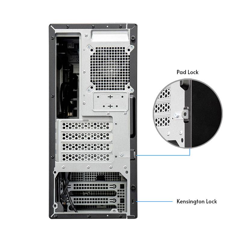 Tour midi Chieftec Chieftec Geh MINI UNI BS-20B-OP (B) Boîtier PC noir-19