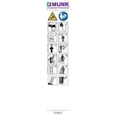 MUNK Günzburger Steigtechnik 019156 Autocollant d'avertissement 20 pc(s)