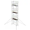 MUNK Günzburger Steigtechnik 115154 aluminium Echafaudage pliant Hauteur de travail (max.): 8.00 cm