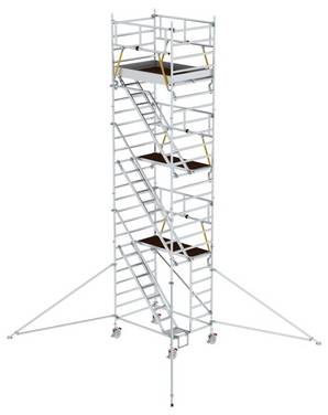 MUNK Günzburger Steigtechnik 167301  aluminium Echafaudage roulant