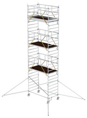 MUNK Günzburger Steigtechnik 168739  aluminium Echafaudage roulant