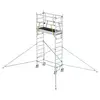 MUNK Günzburger Steigtechnik 154349 aluminium Echafaudage roulant Hauteur de travail (max.): 5.07 cm