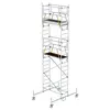 MUNK Günzburger Steigtechnik 154544 aluminium Echafaudage roulant Hauteur de travail (max.): 7.78 cm