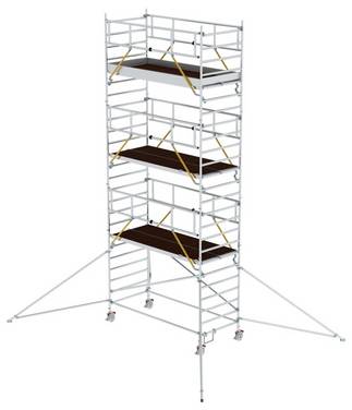 MUNK Günzburger Steigtechnik 169639  aluminium Echafaudage roulant