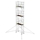 MUNK Günzburger Steigtechnik 154649 aluminium Echafaudage roulant Hauteur de travail (max.): 8.43 cm
