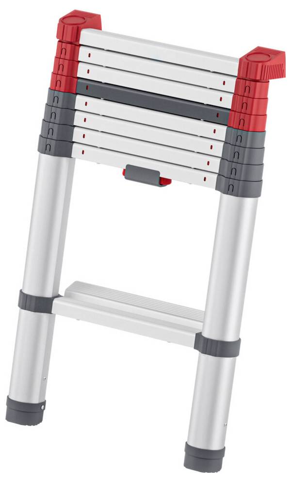 MUNK Günzburger Steigtechnik    115409  Aluminium, anodisé, plastique  Echelle télescopique à marches    Hauteur de travail (max.): 3400 mm