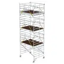MUNK Günzburger Steigtechnik 115565 aluminium Echafaudage pliant Hauteur de travail (max.): 8.43 cm