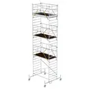 MUNK Günzburger Steigtechnik 174737 aluminium Echafaudage roulant Hauteur de travail (max.): 9.74 cm