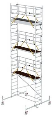 MUNK Günzburger Steigtechnik 155644 aluminium Echafaudage roulant