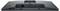 Dos d'un moniteur avec plusieurs ports : alimentation électrique, DisplayPort, HDMI, USB, Ethernet. Adapté pour des connexions polyvalentes.