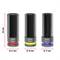 Trois clés à cliquet avec codage couleur : rouge (21 mm), jaune (19 mm), bleu (17 mm), chacune haute de 84 mm ; texte sur l'outil 'CR-MO'.