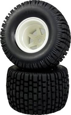 Absima 1:10 Monstertruck Roues complètes Block-Profil  blanc 2 pc(s)