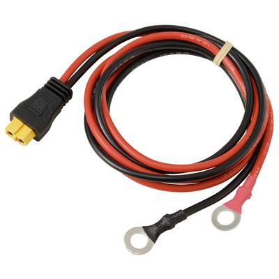 Cosse à œillet pour câble de raccordement XT60 1 M. TC-13619320 noir, rouge TRU COMPONENTS Contenu: 1 pc(s)-1
