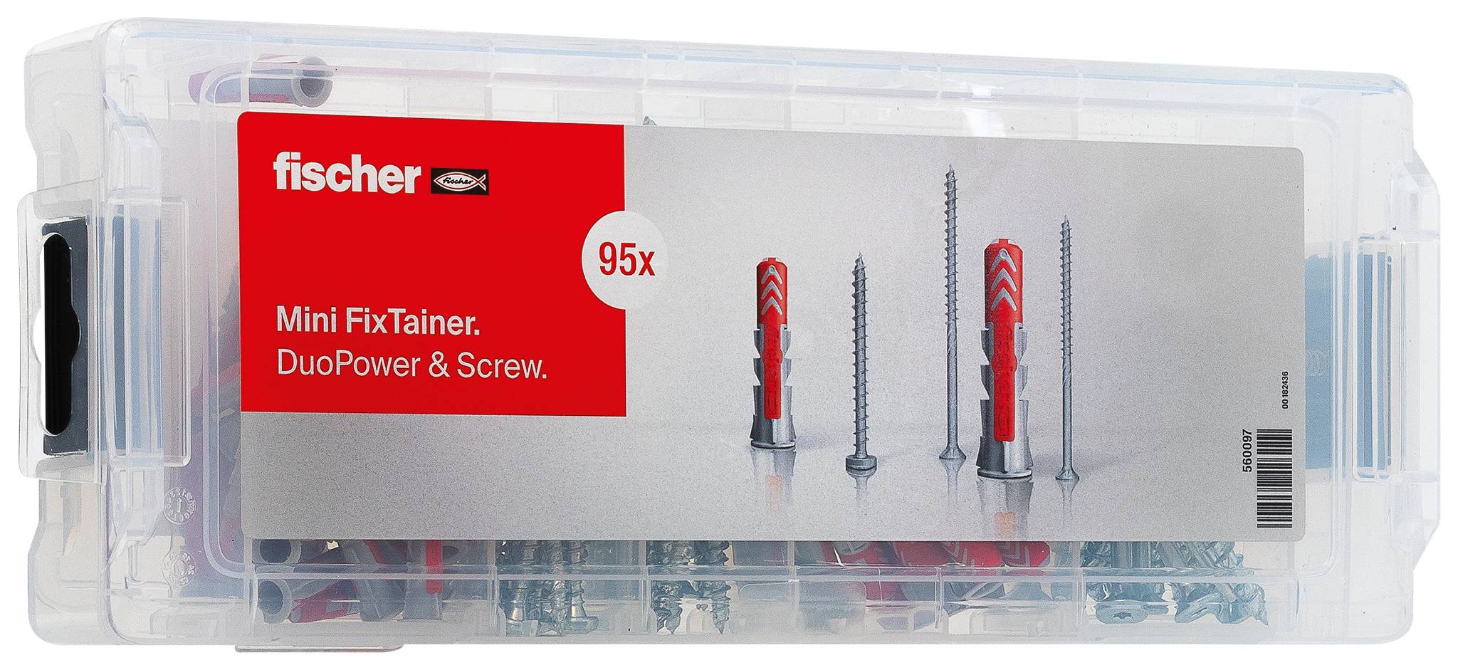 Fischer 560097 MiniFixTainer DuoPower Set de fixation 95 pc(s)