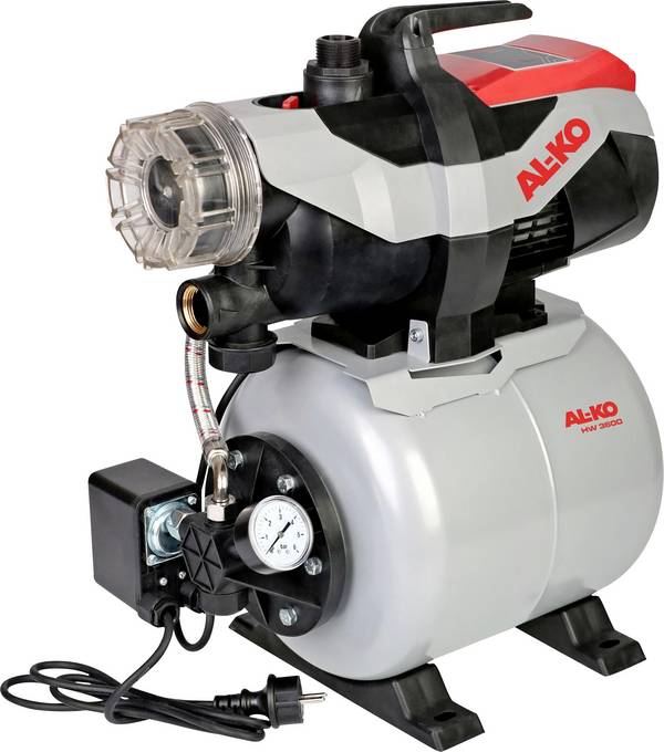 AL-KO 11379860  HW 3600 Easy Surpresseur avec réservoir un niveau 3600 l/h 38 m