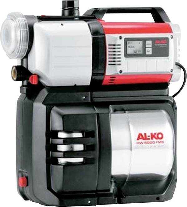 AL-KO 11285160 HW 5000 FMS Premium Surpresseur avec réservoir un niveau 4500 l/h 50 m