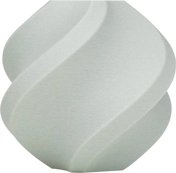 Un bouton de porte en acier inoxydable, noir mat, à la forme spirale lisse.