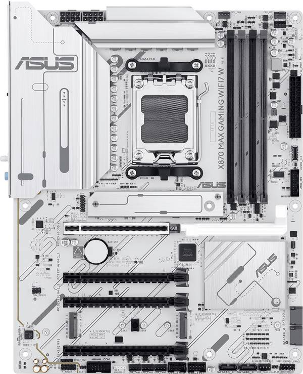 Asus X870 MAX Carte mère Socket (PC) AMD® AM5 Facteur de forme (détails) ATX Chipset de la carte mère AMD® X870