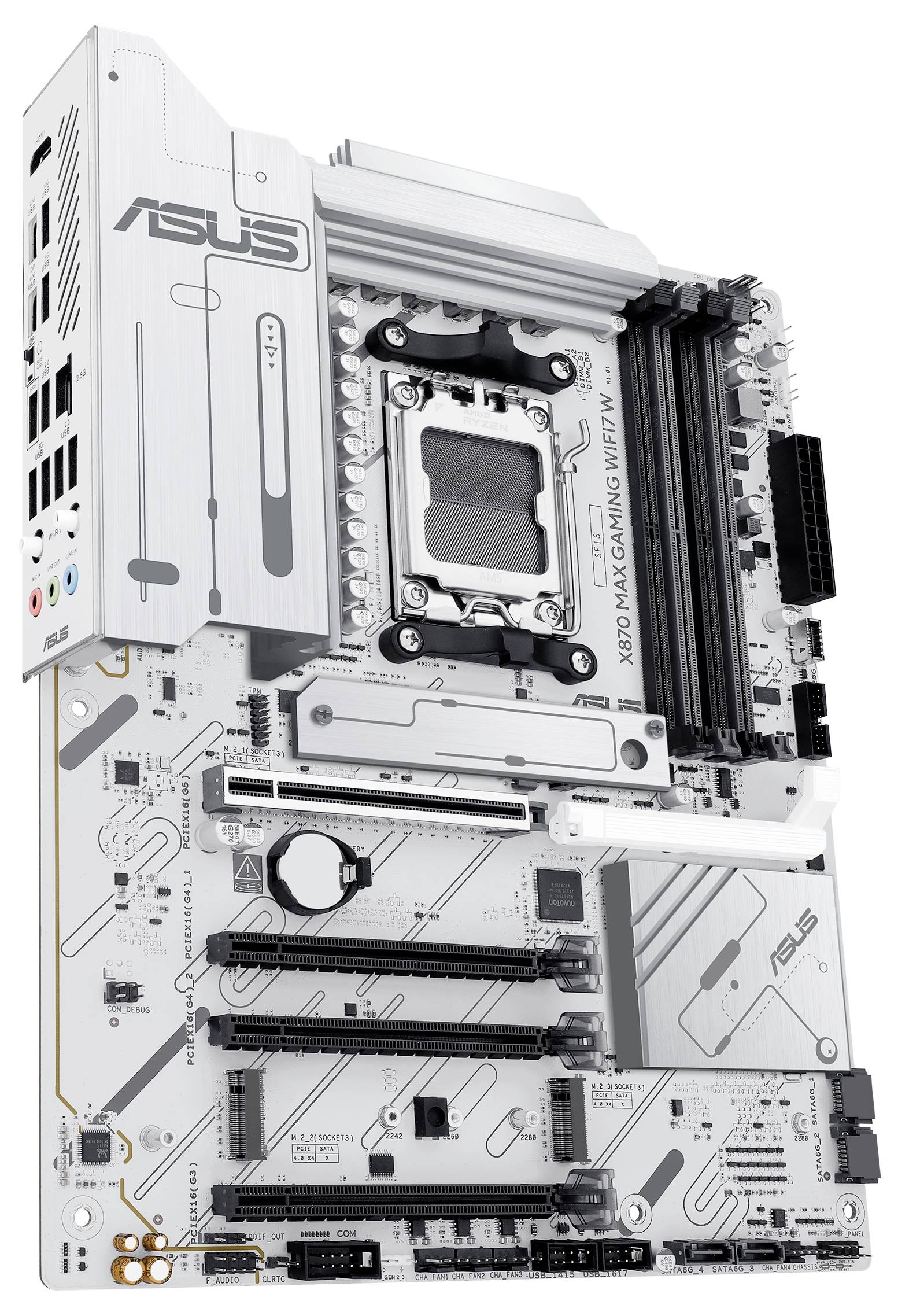 Asus X870 MAX Carte mère Socket (PC) AMD® AM5 Facteur de forme (détails) ATX Chipset de la carte mère AMD® X870-3