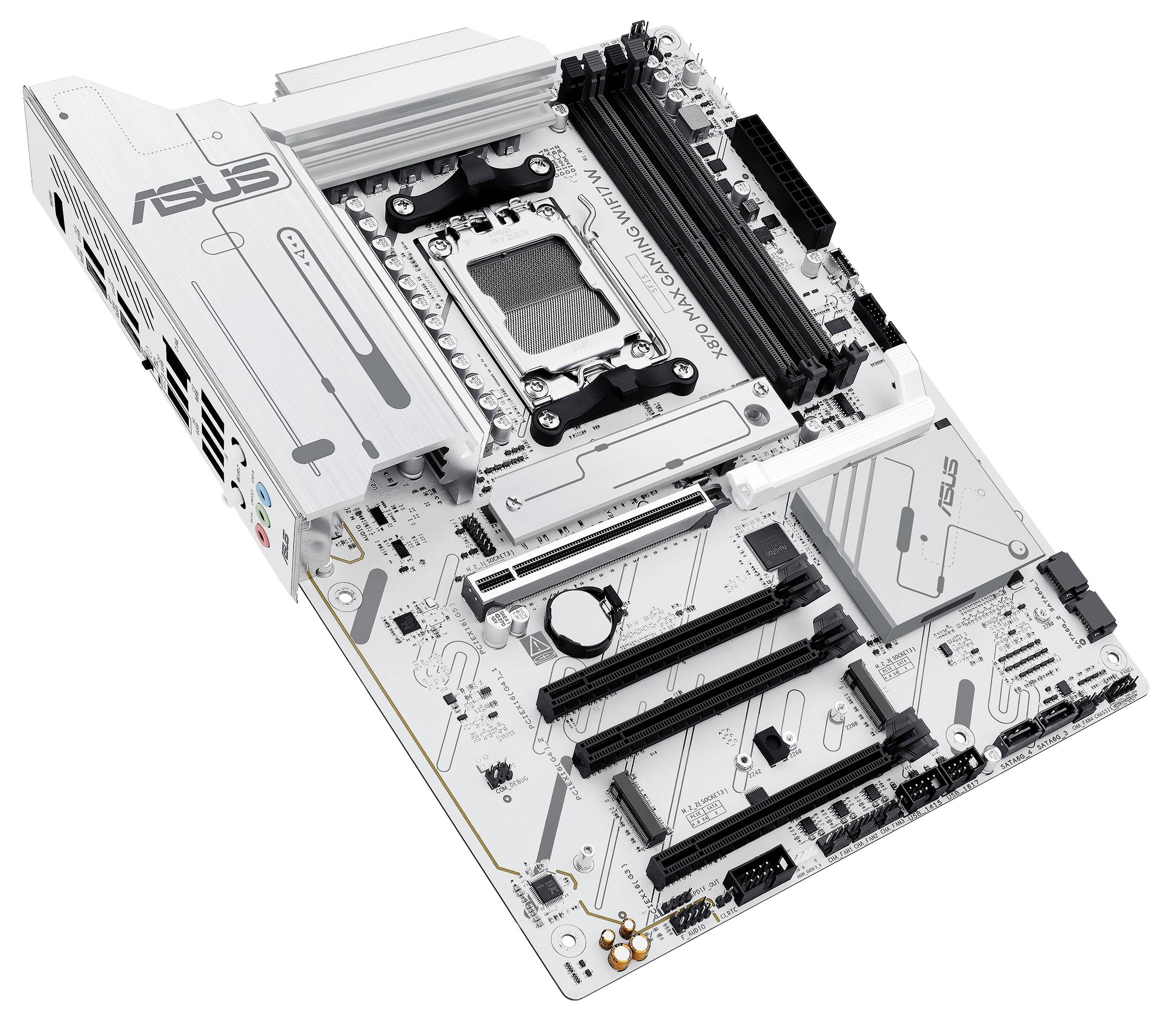 Asus X870 MAX Carte mère Socket (PC) AMD® AM5 Facteur de forme (détails) ATX Chipset de la carte mère AMD® X870-5