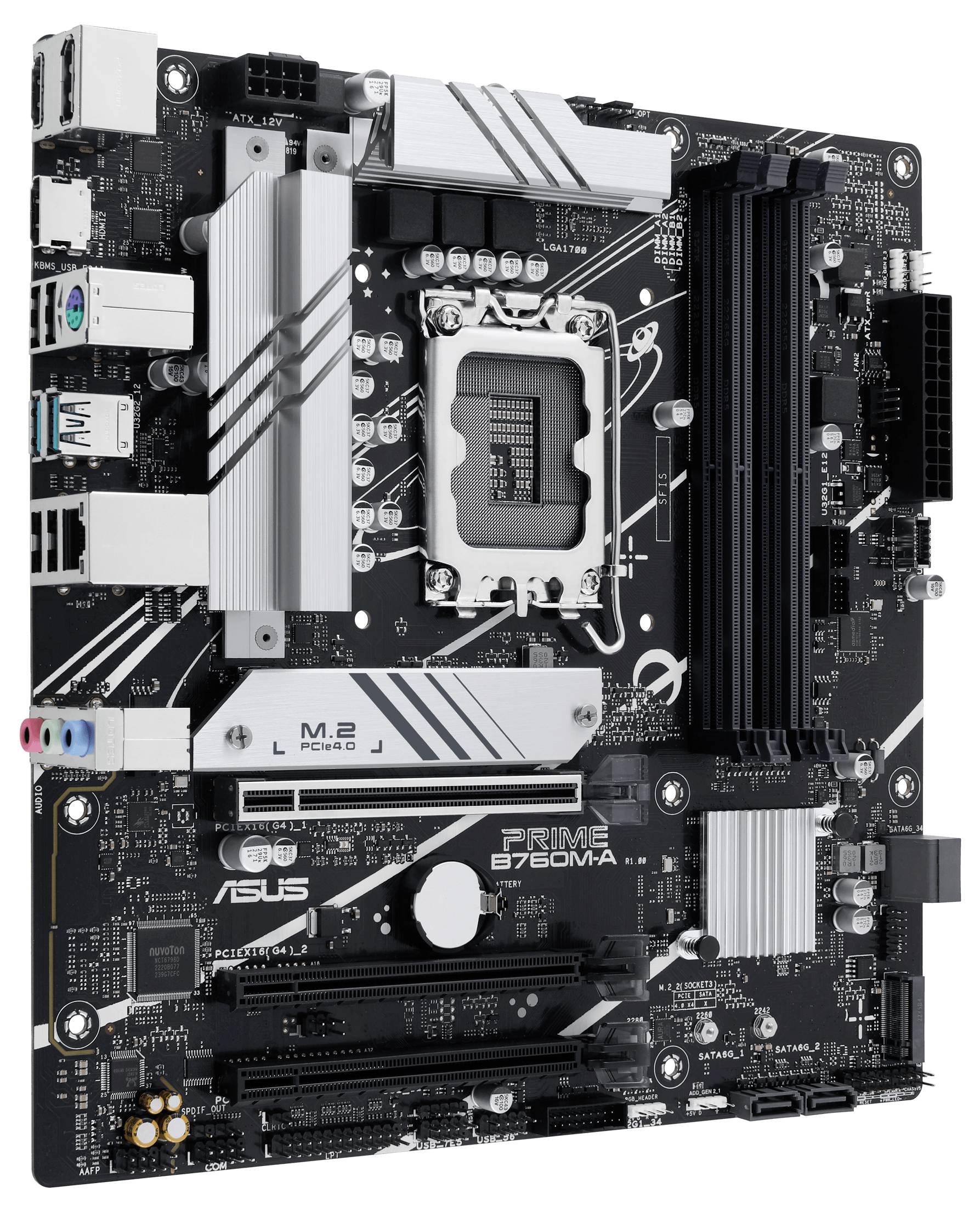 Asus 90MB1EK0-M1EAYC Carte mère Socket (PC) Intel® 1700 Facteur de forme (détails) Micro-ATX Chipset de la carte mère In-2
