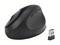 Souris ergonomique sans fil avec récepteur USB. Noir, design vertical pour soulager la main. Convient aux droitiers et aux gauchers.