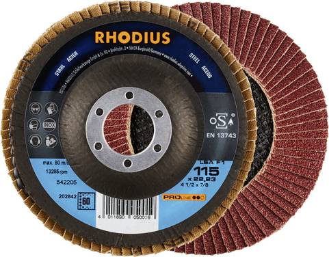 Rhodius 202842 LSA F1 Disque segmenté   Grain 60 acier 10 pc(s)