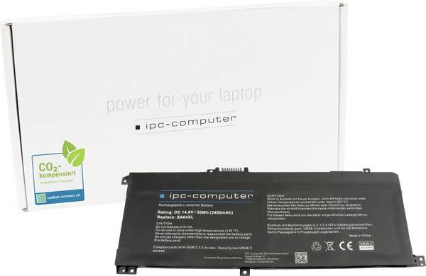 ipc-computer Batterie d'ordinateur portable Akku SA04 REPLACE 14.80 V 3400 mAh IPC-Computer