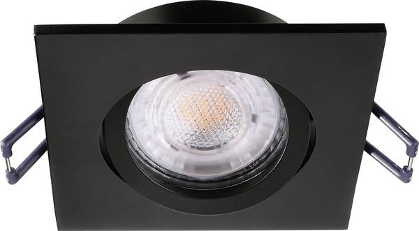 Deko Light Samsola, eckig, Schwarz 110049 Spot de plafond  GU10   noir (mat)