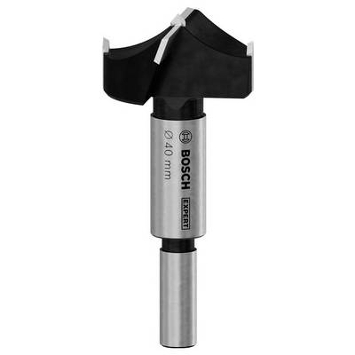 Un foret fraise portant l'inscription 'Bosch Expert' et 'Ø 40 mm' sur la tige, adapté pour des travaux de perçage précis sur bois.