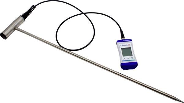 Senseca ECO 120-SoilTemp-1000 Appareil de mesure de température  -50 - +250 °C sonde Pt1000 avec sonde d'immersion/ de pénétration