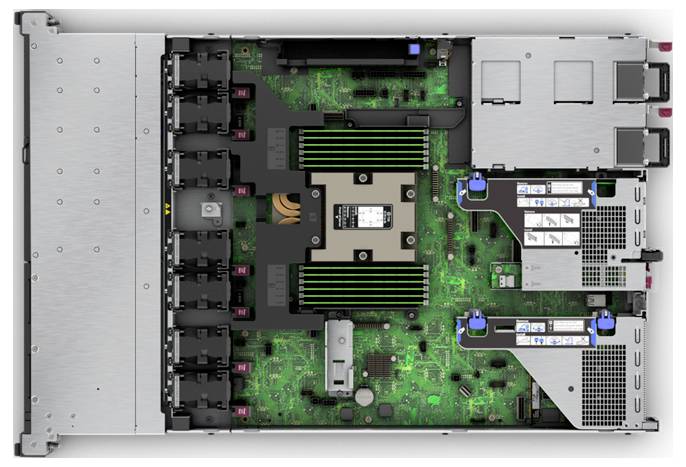 HP PC serveur sur rack P81836-425 AMD Epyc 9115 64 GB RAM 480 GB SSD P81836-425-3