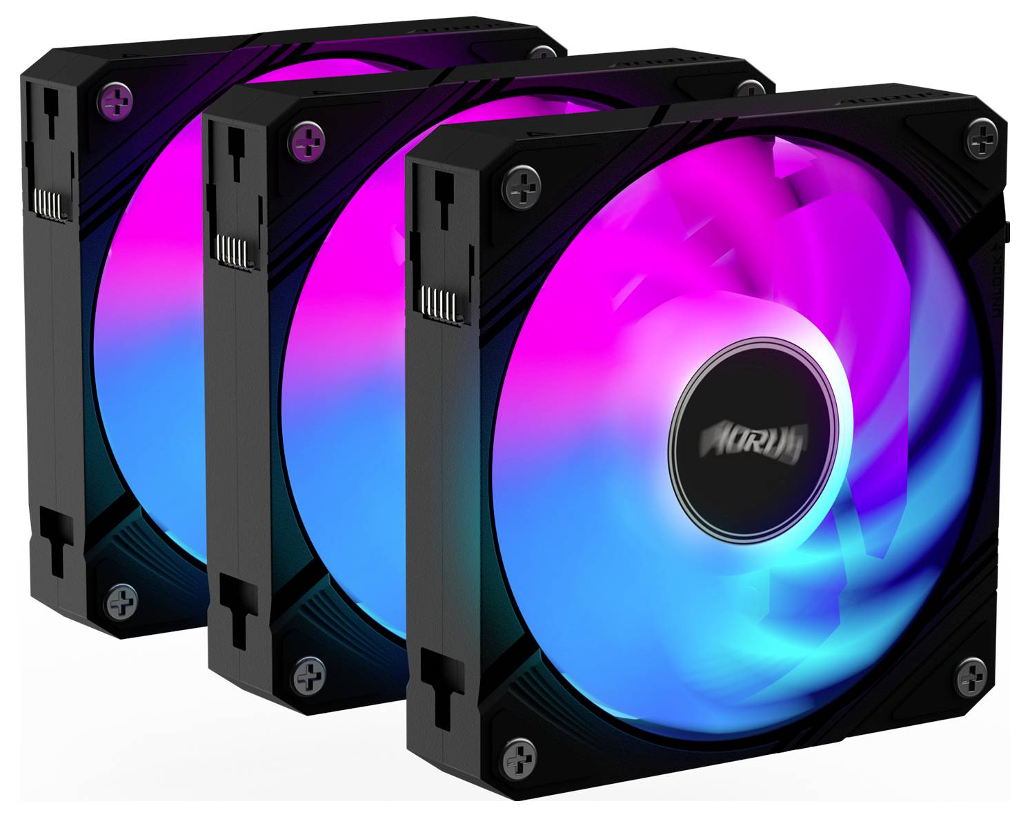 Gigabyte GP-ECFAN1203 Ventilateur pour PC noir (l x H x P) 120 x 25 x 120 mm-2