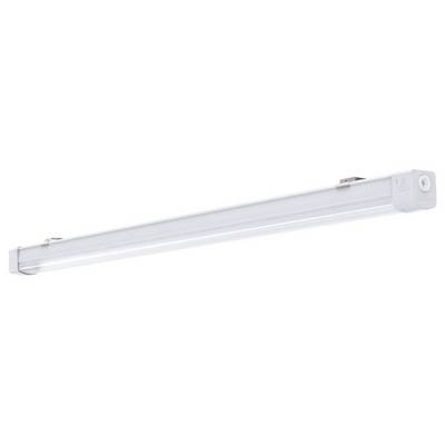 Un tube fluorescent avec un boîtier blanc, couramment utilisé pour un éclairage intérieur lumineux dans les bureaux et les maisons.