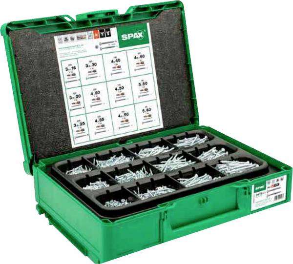 SPAX systainer³ T-Loc 5000009172010 Jeu de vis 1 pc(s)