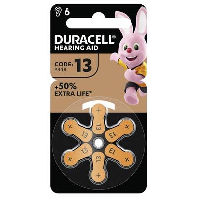 Duracell Pile pour appareil auditif ZA 13 1.45 V 1 pc(s) 290 mAh zinc-air 167148-0