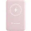 Verbatim Charge 'n' Go Magnetic Wireless Powerbank (batterie supplémentaire) 5000 mAh Fast Charge, Quick Charge 3.0, Power Delivery 3.0, Adaptive Fast Charge LiPo USB-C® rose