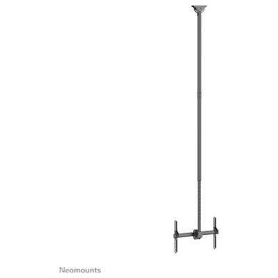 Support de plafond réglable pour téléviseur, long, idéal pour les plafonds hauts, avec fonction d'inclinaison et de rotation permettant différents angles de vue.
