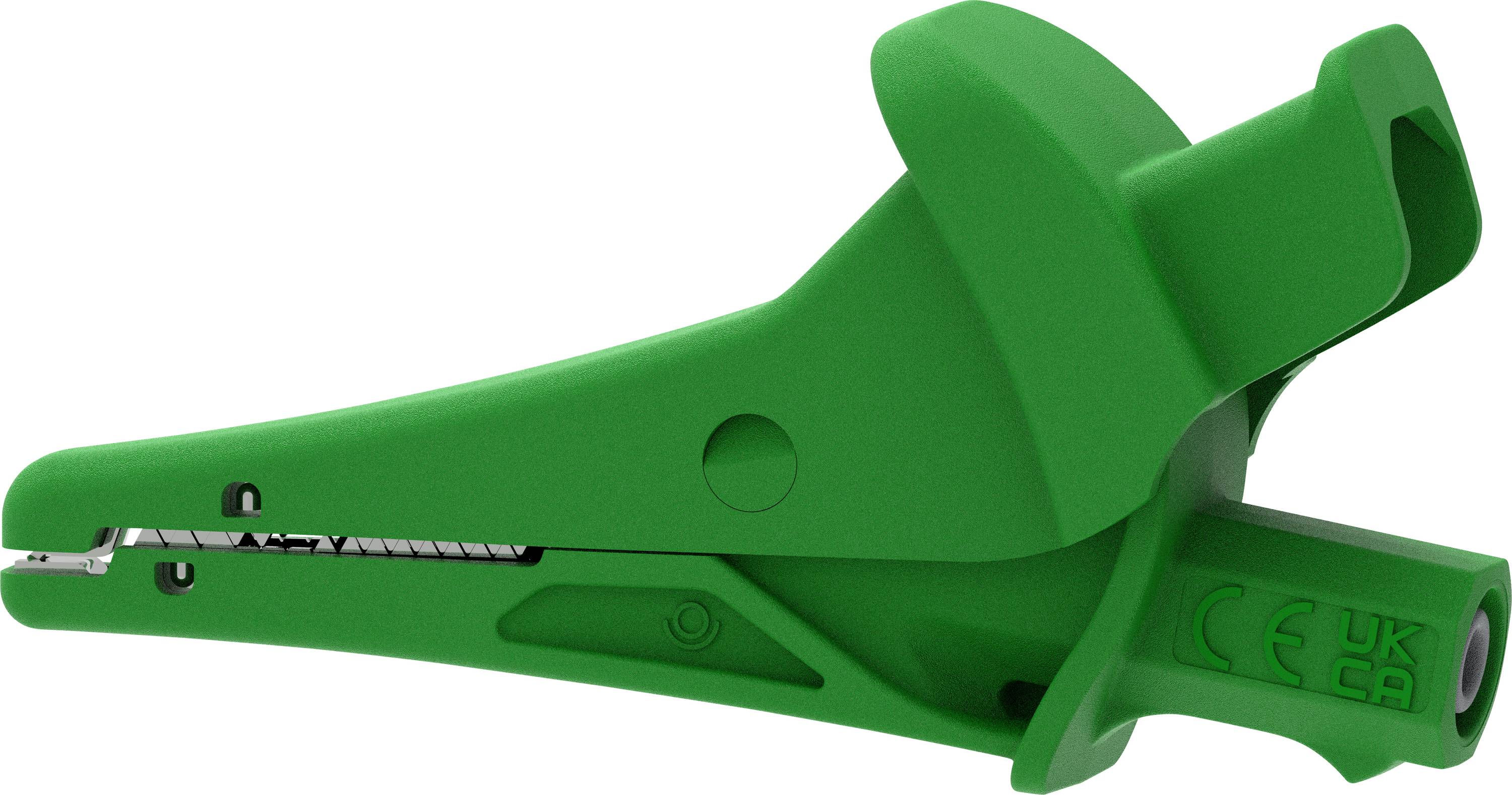 Electro PJP 5104-IEC-CD1-V Pince crocodile vert Plage de serrage max.: 25 mm Longueur: 91 mm 1 pc(s)-0